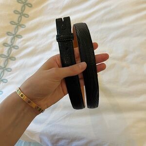 Cole Haan aligator belt